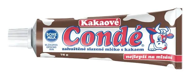 Zahuštěné slazené mléko s kakaem Bohemilk Condé v chlazeném balení pro sladké dezerty a krémy