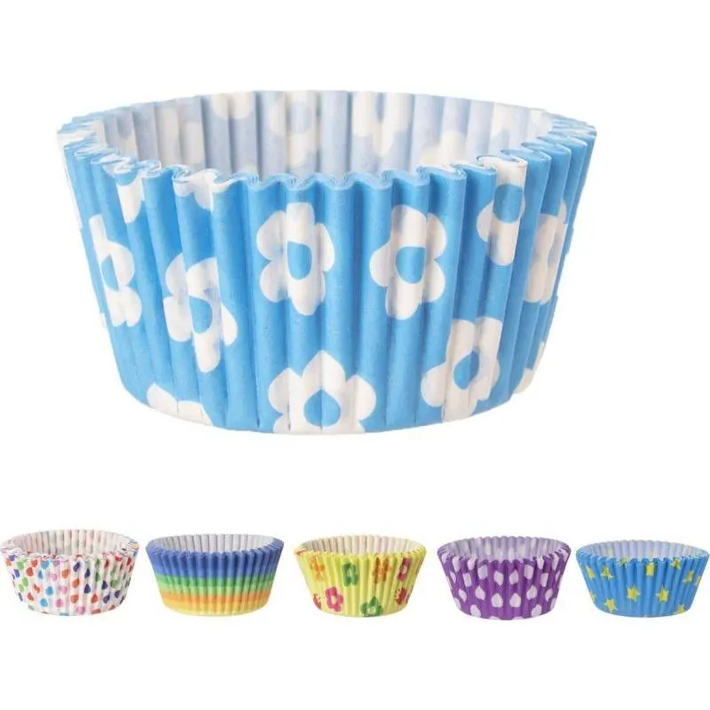 Papírové cukrářské košíčky Orion o průměru 5 cm na pečení muffinů, cupcaků a cukroví, balení 80 kusů