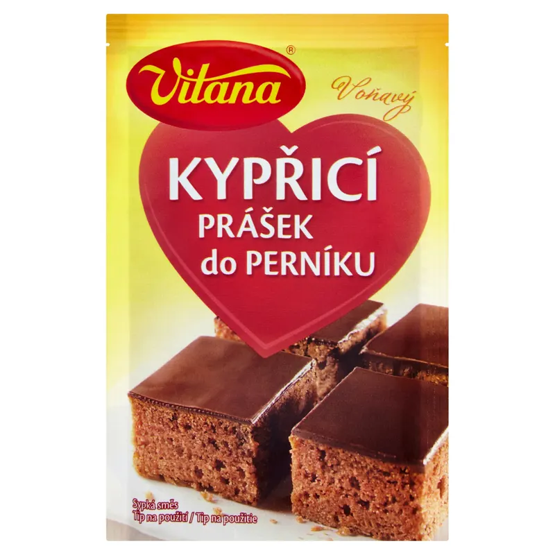 Kypřicí prášek Vitana do perníku s vůní skořice a perníkového koření, sáček 20 g pro kypření těsta