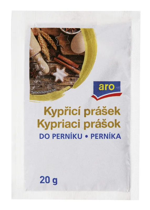 Kypřicí prášek do perníku aro v sáčku 20 g s kořenitou vůní skořice a badyánu