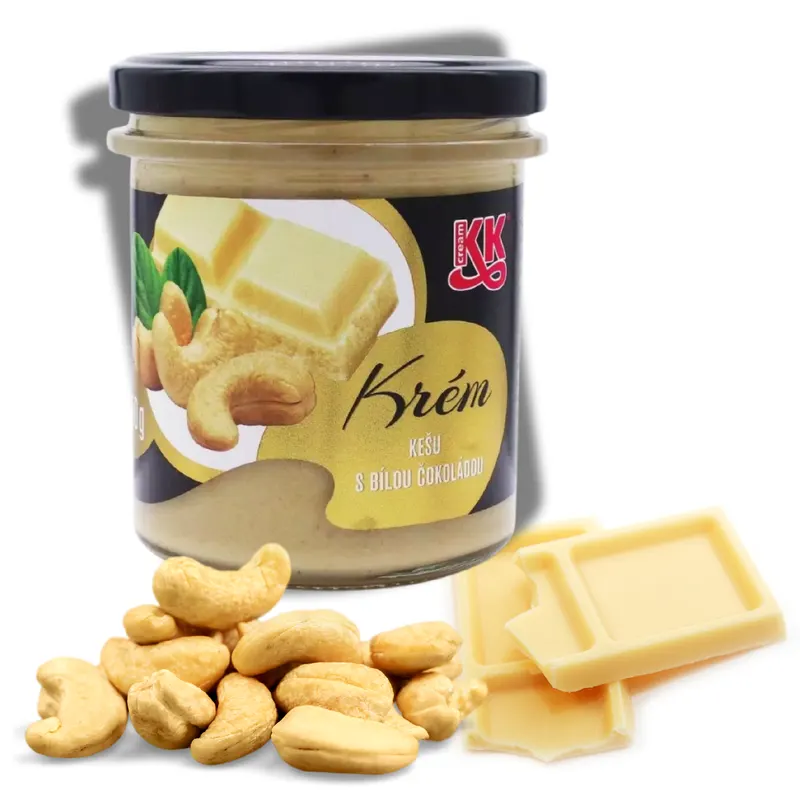 Kešu krém s bílou čokoládou ALIKA v balení 350 g pro dortové náplně, zmrzliny a pečení