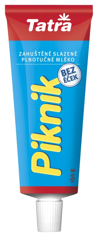 Tatra Piknik zahuštěné slazené mléko v tubě, balení 150 g, vhodné do krémů, polev a dezertů