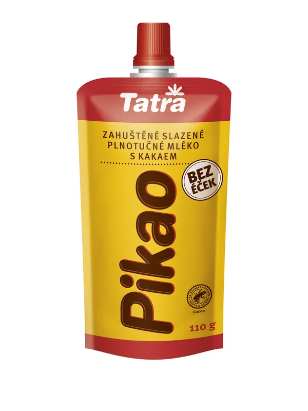 Tatra Pikao kakaová zahuštěná slazená mléka v tubě 110 g k pečení a dochucení krémů a dezertů