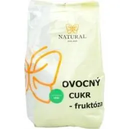 Ovocný cukr fruktóza Natural Jihlava v balení 500 g pro slazení pečiva, krémů a nápojů
