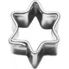 Vykrajovátko ve tvaru malé hvězdičky 10x10 mm na vánoční cukroví od značky Smolík