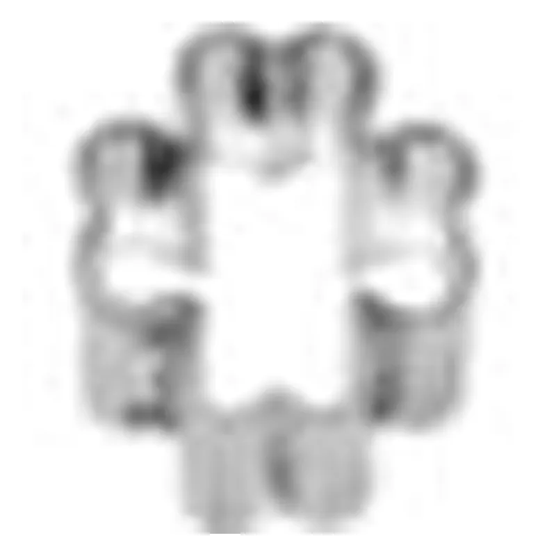 Vykrajovátko čtyřlístek 1,4 cm