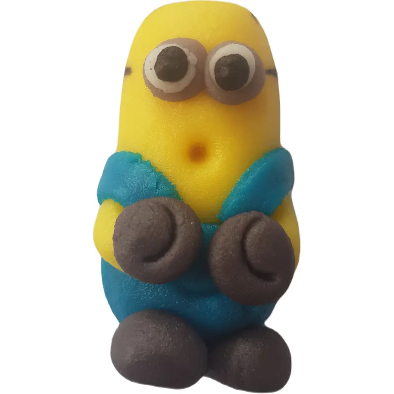 Figurka Mimoň z kokosové hmoty na zdobení dortu, výška 5 cm, značka Fagoš