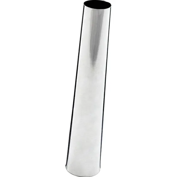 Nerezové trubičky na kremrole o délce 10 cm a průměru 15-20 mm, sada 15 kusů od značky Kovovýroba Jeníkov