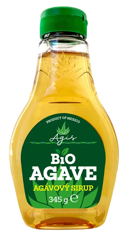 Agis BIO agávový sirup jako přírodní tekuté sladidlo pro pečení a dezerty, 345 g
