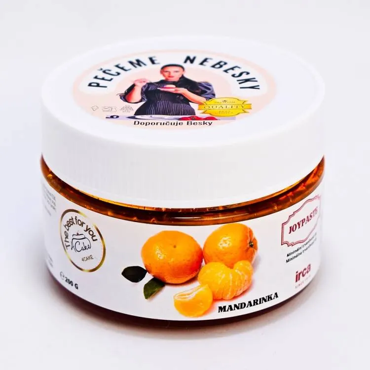 Ochucovací pasta Joypaste s příchutí mandarinky od značky IRCA na dochucení krémů, těst a polev