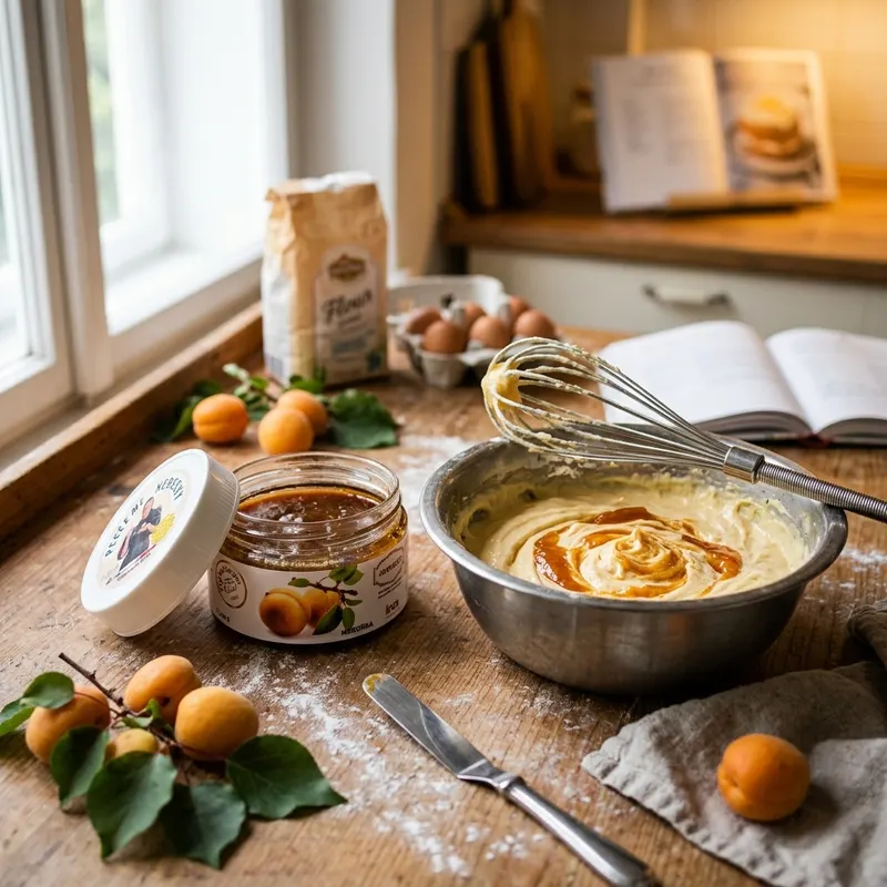 Ochucovací pasta IRCA Joypaste s meruňkovou příchutí pro přípravu krémů a náplní do dortů