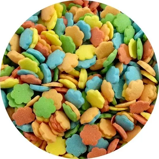 Cukrové kytičky pro zdobení dortů a cukrářských výrobků, balení 60 g