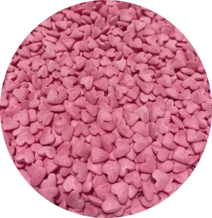 Růžový cukrářský posyp 4Cake v balení 80 g na zdobení dortů, cupcaků a dezertů