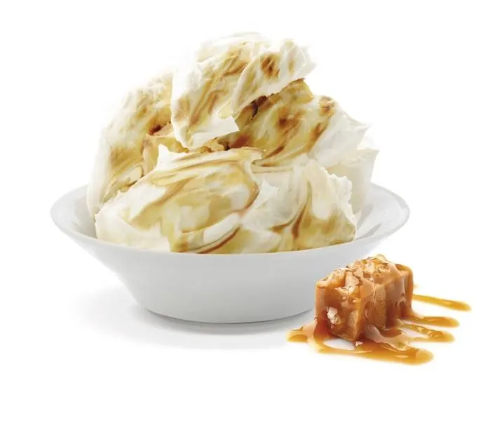 Protírací pasta Variegato Ecco se slaným karamelem v balení 200 g pro dochucení krémů, zmrzlin a dortů