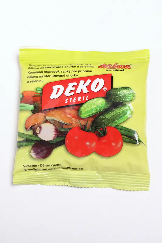 Směs koření Deko STERIL na nakládání a zavařování okurek a zeleniny, balení 100 g