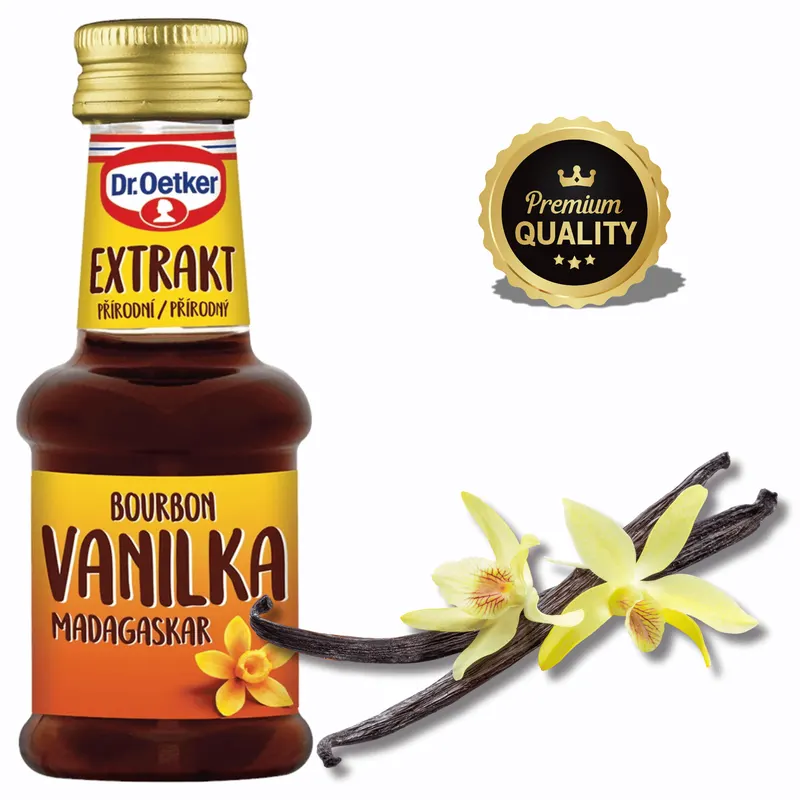 Extrakt Bournon vanilka v lahvičce 35 ml, přírodní vanilkové aroma pro pečení a výrobu krémů