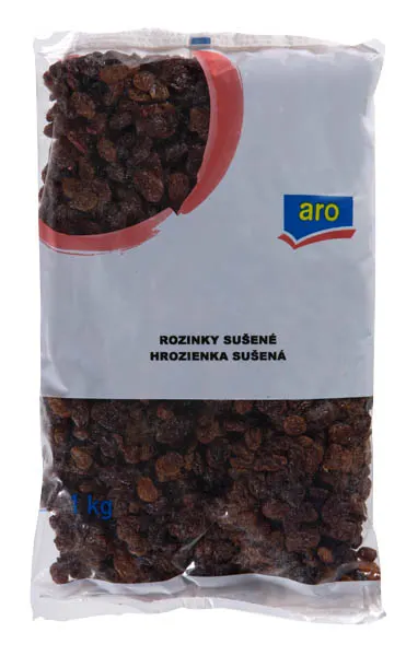 Sušené rozinky aro z Íránu v balení 1 kg vhodné do kynutých těst, bábovek a vánoček