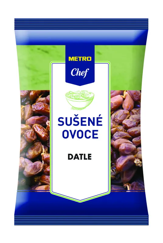 Sušené vypeckované datle v balení 250 g k pečení a doslazování dezertů