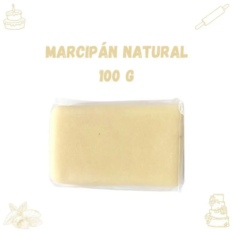 Bílý mandlový marcipán Frischmann o hmotnosti 100 g s 36% podílem mandlí pro modelování a zdobení dortů