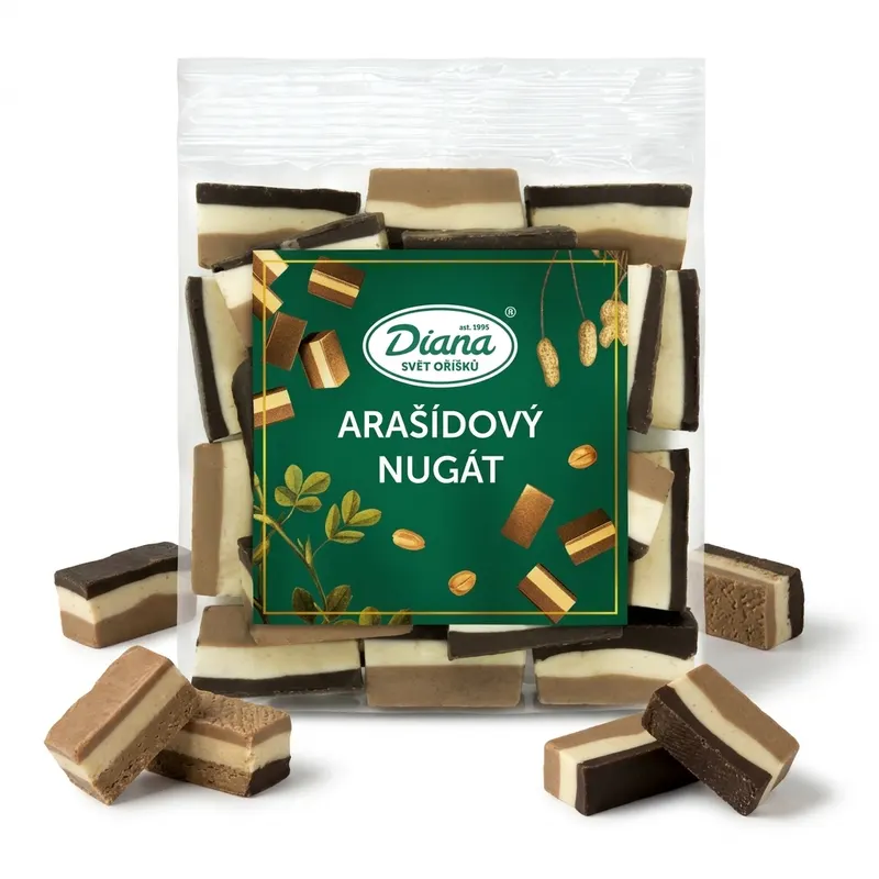 Arašídový nugát DIANA na pečení a krémy v balení 100 g