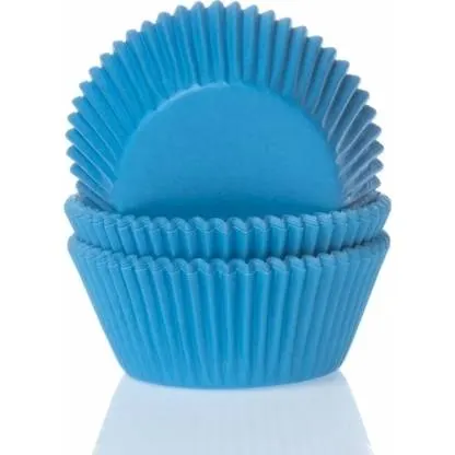 Papírové modré košíčky na muffiny od značky House of Marie v balení 50 kusů