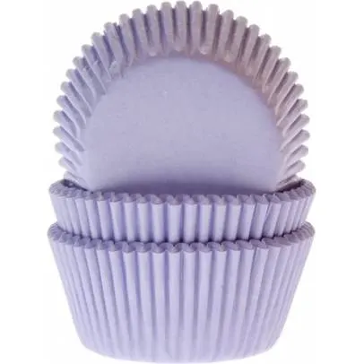 Papírové cukrářské košíčky v lila barvě, balení 50 kusů, vhodné na muffiny a cupcakes od značky House of Marie