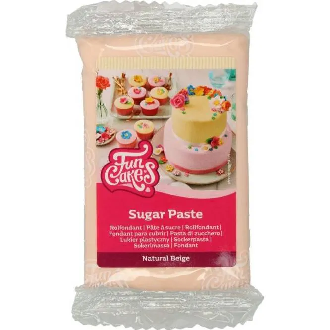 Potahovací hmota tělové barvy FunCakes v balení 250 g na modelování figurek a potahování dortů