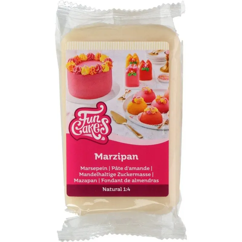 Bílý marcipán 1:4 FunCakes na modelování a zdobení dortů