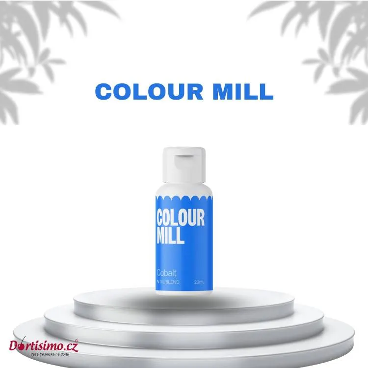Olejová barva Colour Mill v odstínu Cobalt na barvení čokolády a krémů, objem 20 ml