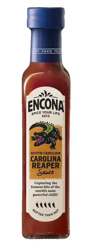 Ostrá chilli omáčka Encona s papričkou Carolina Reaper v lahvičce 142 ml