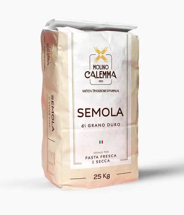 Semolina z tvrdé pšenice Nazional na těstoviny a pečivo v pytli o hmotnosti 25 kg