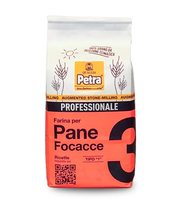 Pšeničná mouka typu 1 Petra určená na pizzu, focaccia a chleby, balení 1 kg