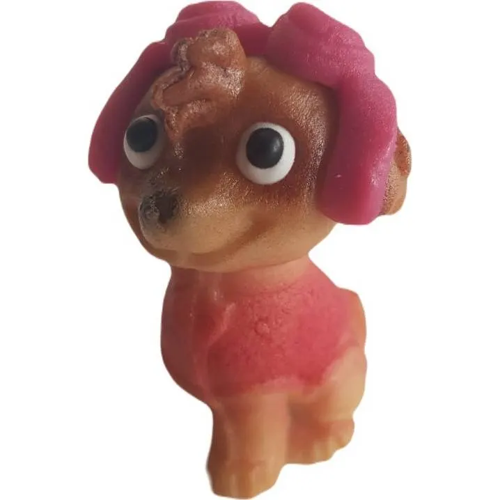 Marcipánová figurka Sky z Tlapkové patroly na dort, značka Frischmann, velikost 5,5 x 4,5 cm
