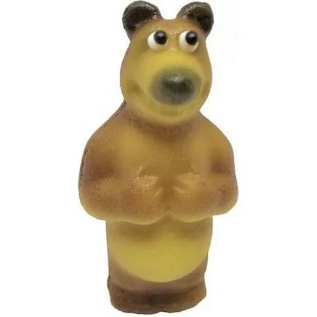 Marcipánová figurka medvěda Máši od značky Frischmann na zdobení dětského dortu, výška 8 cm