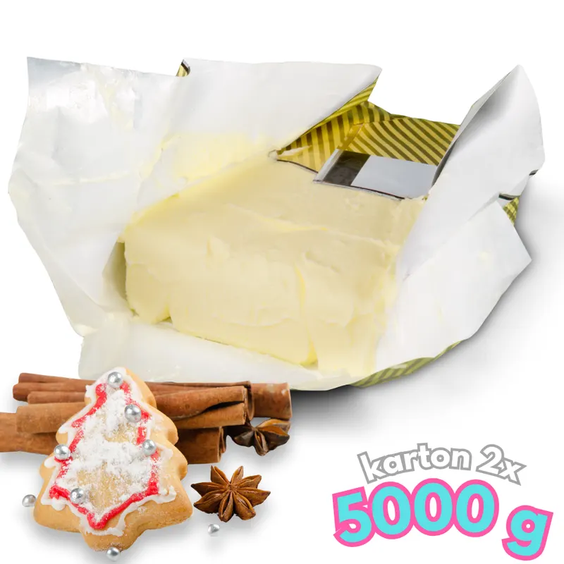 Cukrářský tuk na pečení 80% tuku v balení 10 kg vhodný pro piškoty, krémy a křehké těsto