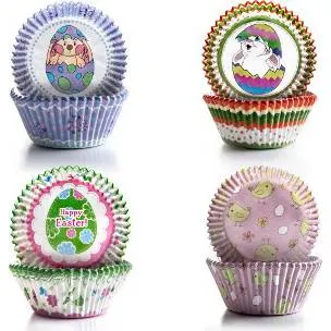 Velikonoční papírové košíčky Ibili na muffiny a cupcaky, balení 100 kusů
