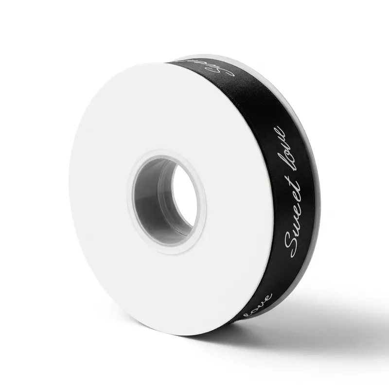 Černá dekorační stuha Cake Star o šířce 25 mm a délce 45 m pro dortové a dárkové dekorace