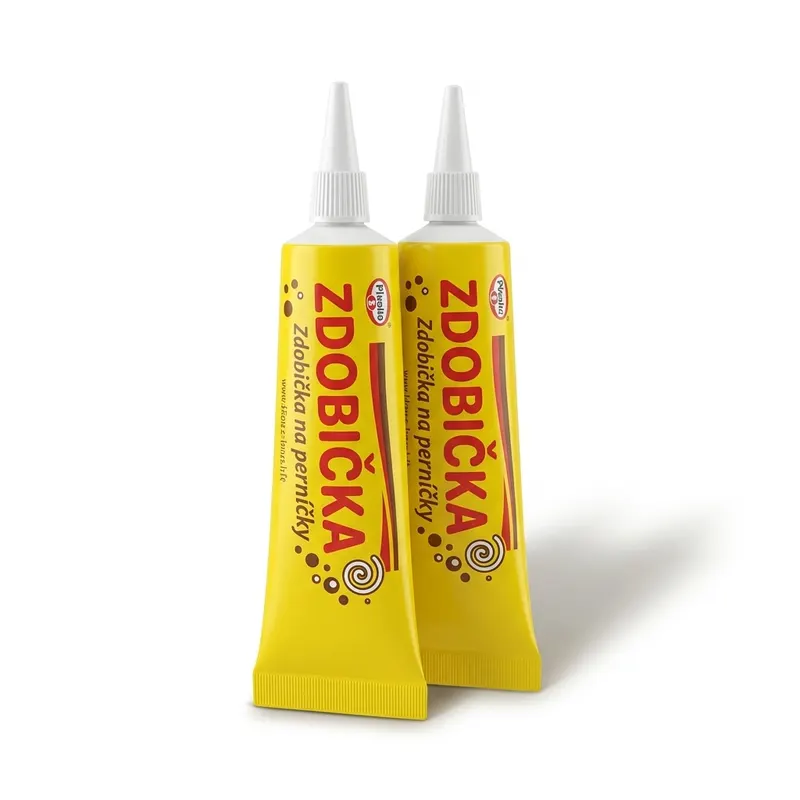 Plnicí tuba Reproplast na zdobení perníčků s výměnnými hroty, dvě kusy v balení