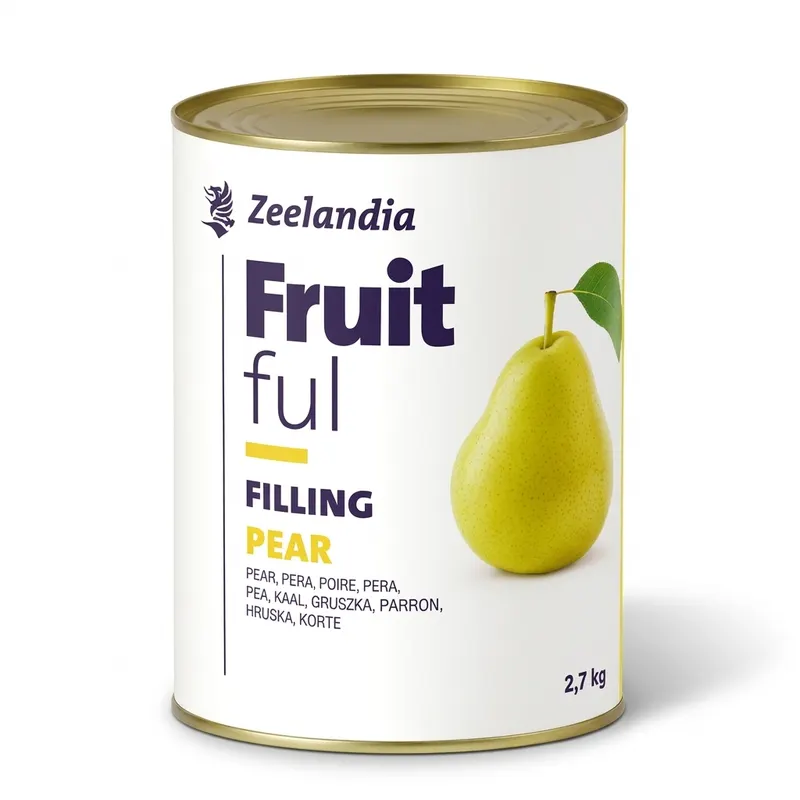 Zeelandia Fruitful hrušková náplň v balení 2,7 kg na pečení a plnění dezertů a koláčů