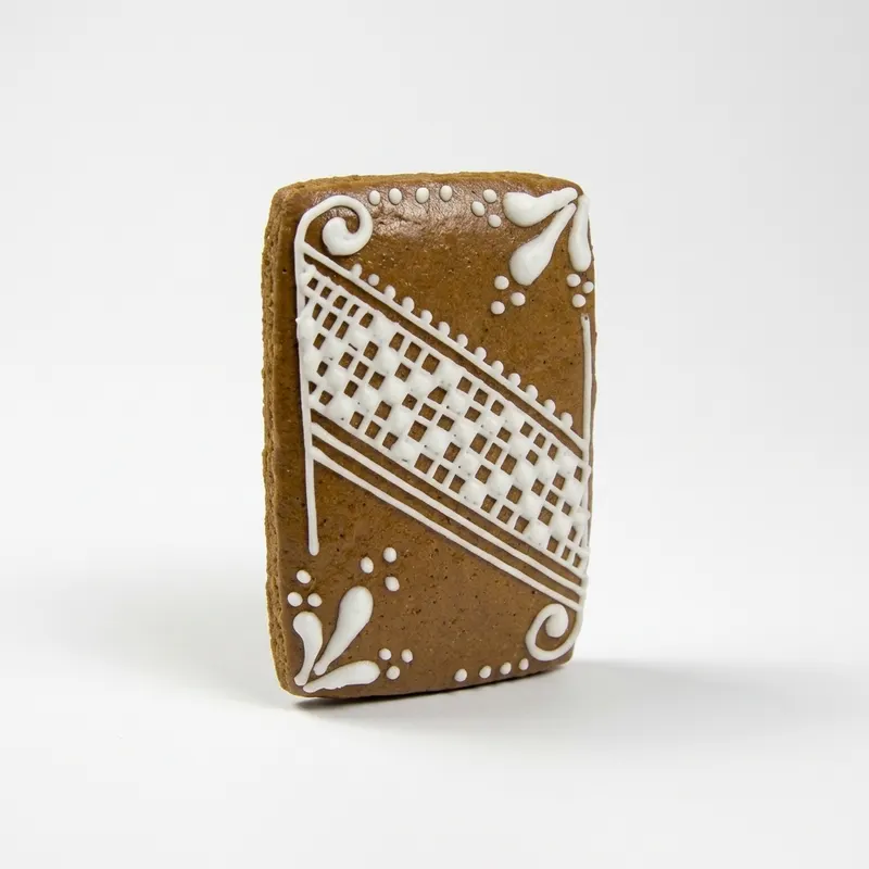 Nerezové vykrajovátko Jandejsek v obdélníkovém tvaru 63×41 mm pro tvarování cukroví a sušenek