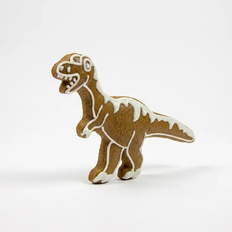Nerezové vykrajovátko ve tvaru dinosaura Tyrannosaurus od značky Jandejsek na pečení cukroví a dortových dekorací