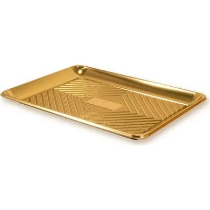 Dortový tác zlatý 30 × 39,5 cm Kado Dorato