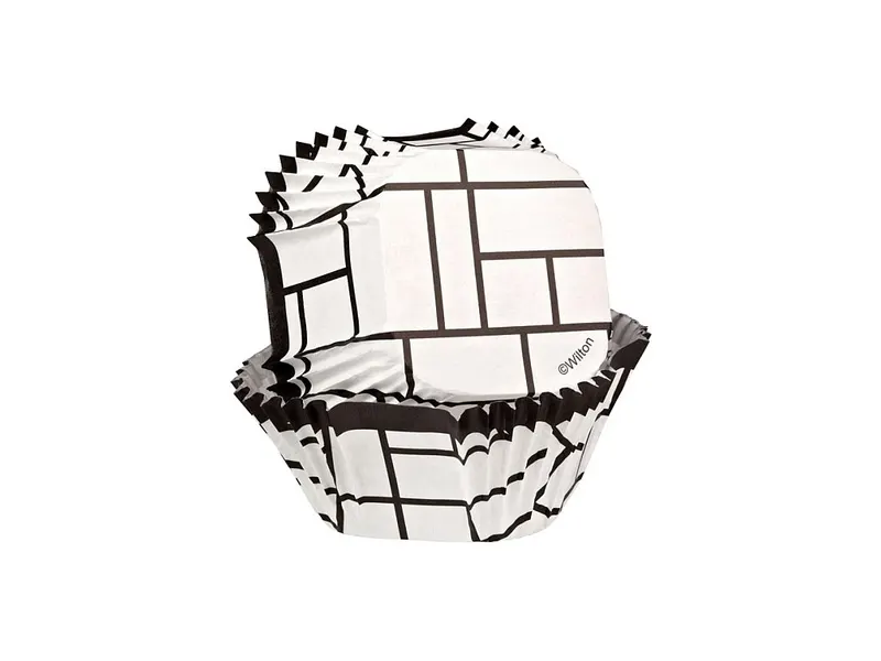 Košíčky čtvercové White Blocks 50 x 50 mm, 24 ks