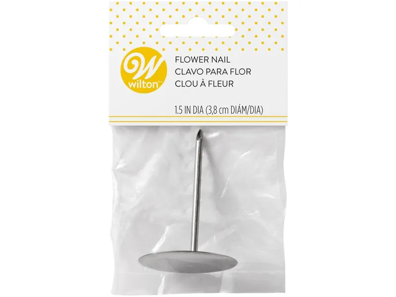 Hřebík na krémové květy nerezový Wilton 3,8 cm