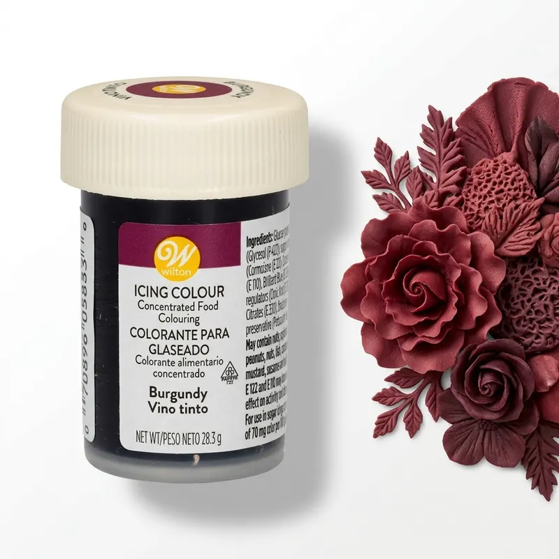 Gelová barva Wilton burgundy (vínová) 28 g