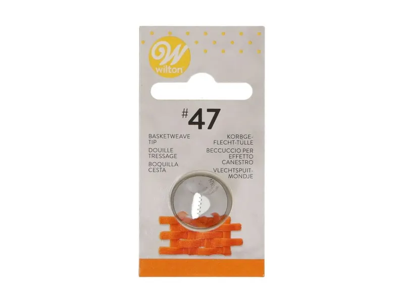 Cukrářská špička Basketweave č. 47, průměr 8 mm