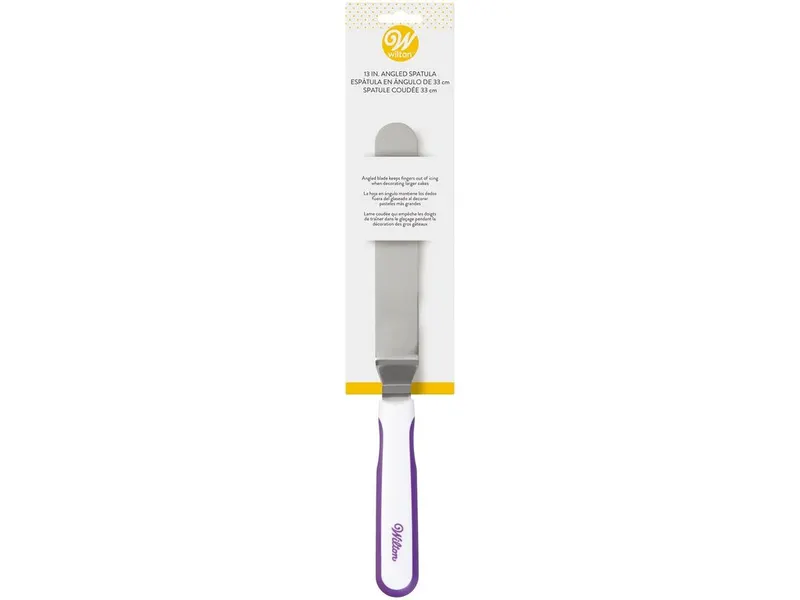 Roztírací paleta prohnutá fialová-bílá 32,5 cm