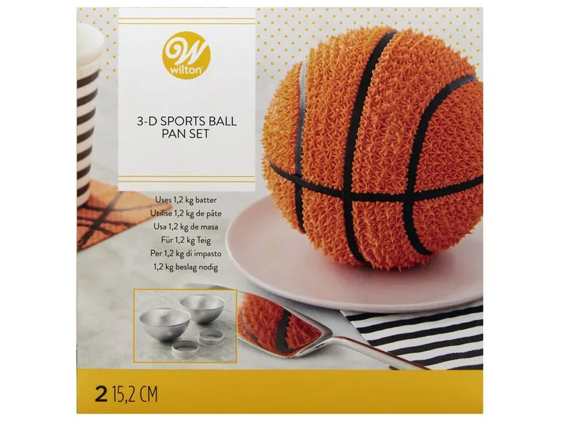 Dortová forma sportovní míč 3D, průměr 15,2 cm