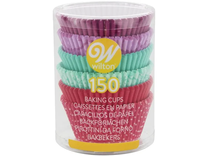 Papírové košíčky pastelové barvy 50 x 32 mm, 150 ks