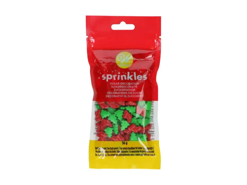 Cukrářské posypy stromečky a punčochy Wilton, 56 g